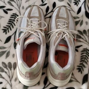 Nike White and Gray Athletic Shoes